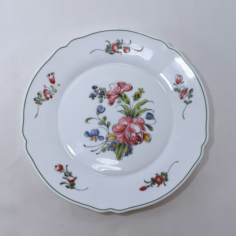 Vintage Arcopal France Provincial Dinner Plate 10” Flower Spring Summer Garden - Picture 3 of 12